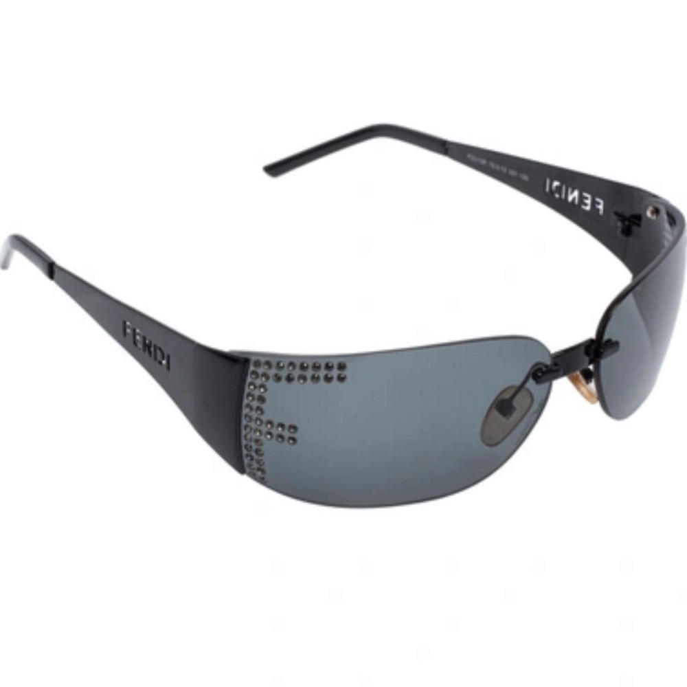Fendi authentic Black Acetate FS315R
Crystal Embellished Rectangle
Sunglasses - Picture 10 of 12
